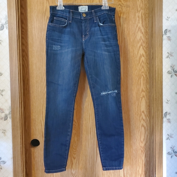 Current/Elliott The Stiletto Typhoon Destroy jeans from Revolve - Picture 3 of 15